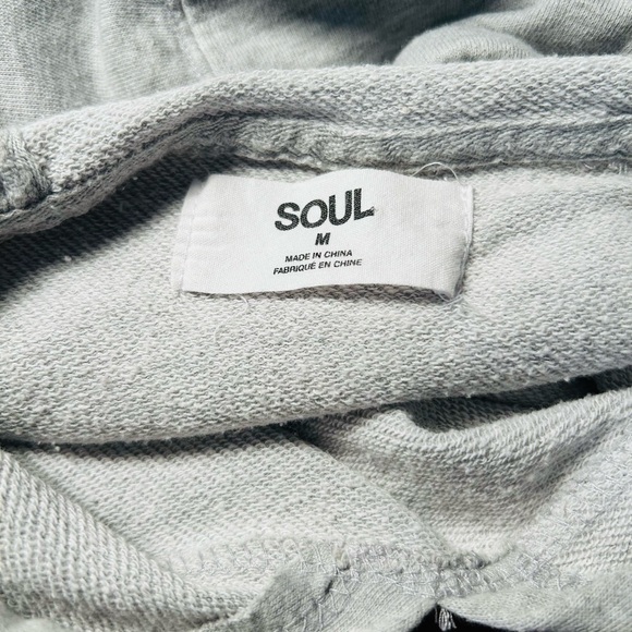 SoulCycle Rainbow Hoodie Jogger Set Gray Matching Sweat Set Athleisure Size M - Picture 2 of 13